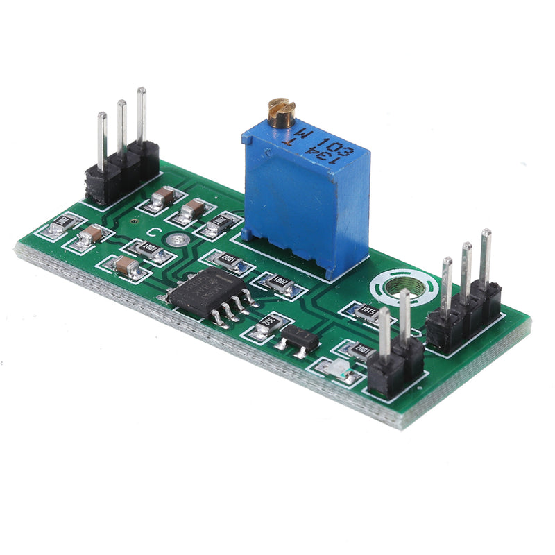 LM393 Voltage Comparator Module Signal Waveform Adjustable High Low Level/Load Drive Dual Channel 4.5-28V High Voltage Module