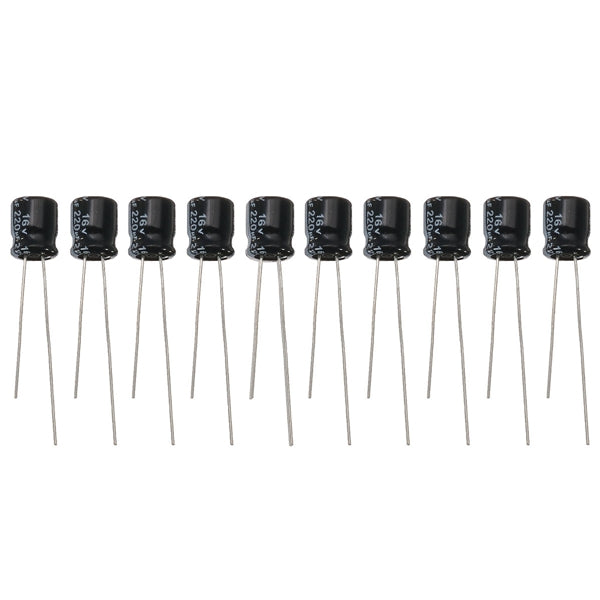 0.22UF-470UF 16V 50V 120pcs 12 Values Commonly Used Electrolytic Capacitors Meet Lead Free Standard