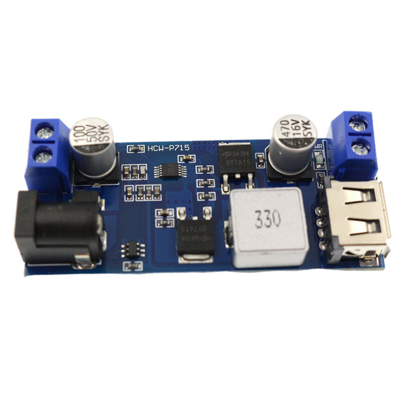 DC-DC 30W 9-36V to 5V 6A Step-down Buck Converter Power Module USB Charging 5A High Power XH-M249