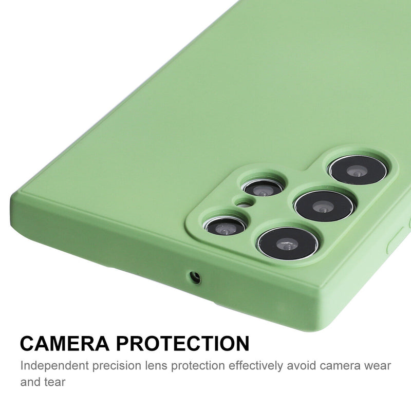 ENKAY Silicone Protective Case For Samsung Galaxy S22/S22+/S22 Ultra Anti-scratch Full Coverage Protective Shell