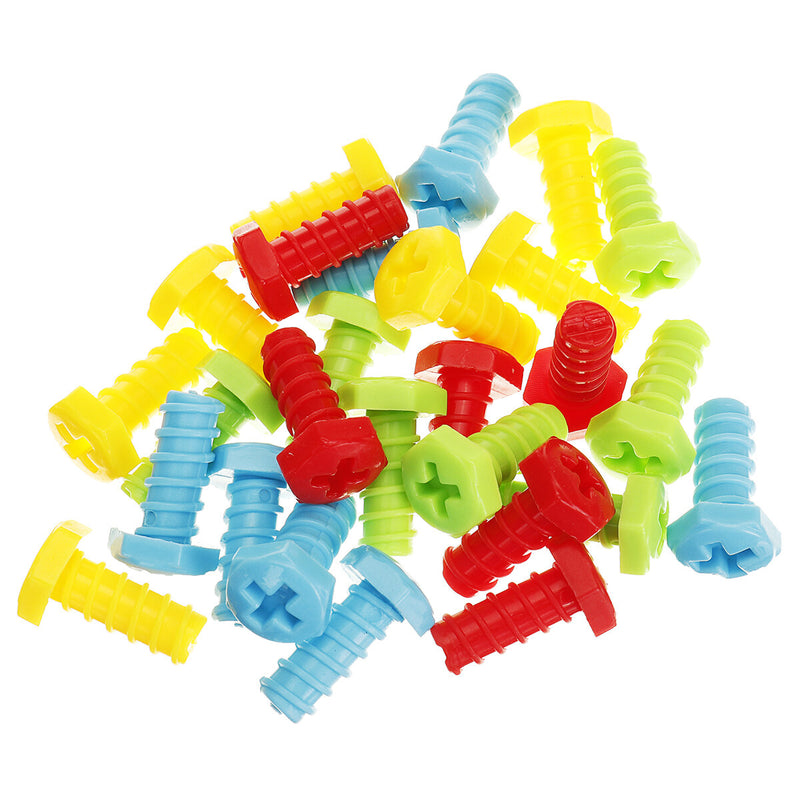 310Pcs Drilling Screw Set 3D Creative Nut Disassembly Creative Puzzle Toys Accessories Kids Building Bricks Gifts