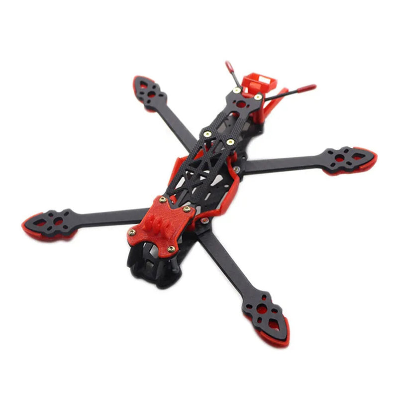 HSKRC MAK7 7 Inch 295mm Carbon Fiber Frame Kit 5mm Arm Thickness for DIY Long Range RC FPV Racing Drone