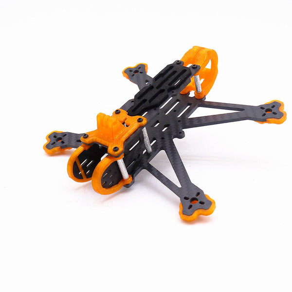 TEOSAW Drake35 155mm Wheelbase Carbon Fiber 3.5 Inch Frame Kit Support Vista Air Unit for DIY RC Drone FPV Racing