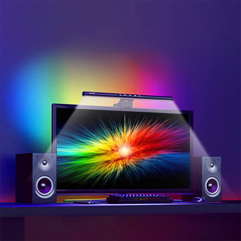 RGB Gaming Monitor Light Bar Stepless Dimming Computer Screen Front Lamp Led Strip Light USB Reading Display Lamp