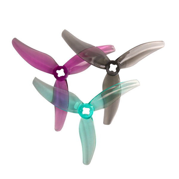 2 Pairs  Gemfan Hurricane 3630 3.6x3.0 3.6 Inch 3-Blade Propeller PC T Mount M5 for RC Drone FPV Racing