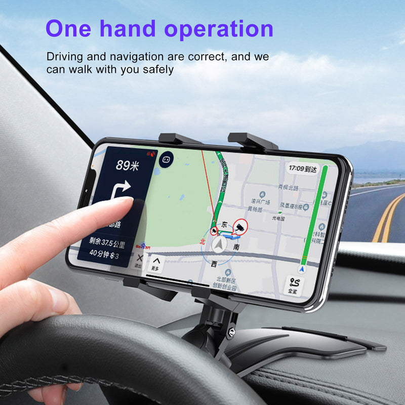 Parking Number Car Mobile Phone Holder Bracket Upgrade Multi-functional Vehicle With Navigation Rotating Car Dashboard Mobile Phone Bracket