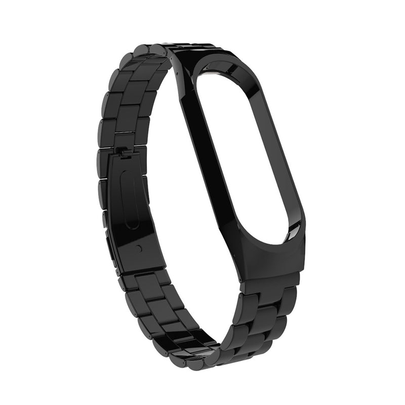 Bakeey Anti-lost Watch Band Stainless Steel Fold Buckle Bracelet for Xiaomi Mi Band3 Non-original