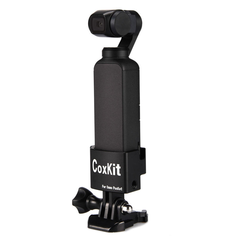 Coxkit Aluminum Alloy Gimbal Expansion Bracket Adapter With Base For GoPrO DJI OSMO Pocket Gimbal