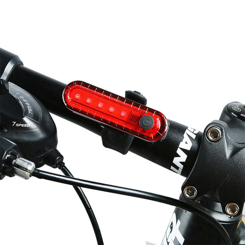 BIKIGHT Bike Light Set 3-in-1 350LM Headlight Speed Meter Horn with 4 Modes Taillight Bicycle Warning Light