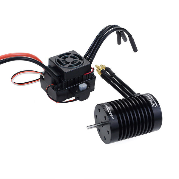 Surpass Hobby Waterproof F540 V2 Sensorless Brushless Motor with 60A ESC for 1/12 1/14 RC Vehicles