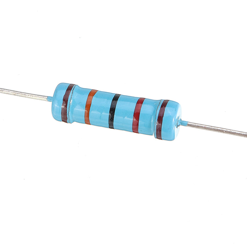 20pcs 2W 120KR Metal Film Resistor Resistance 1% 120K ohm Resistor