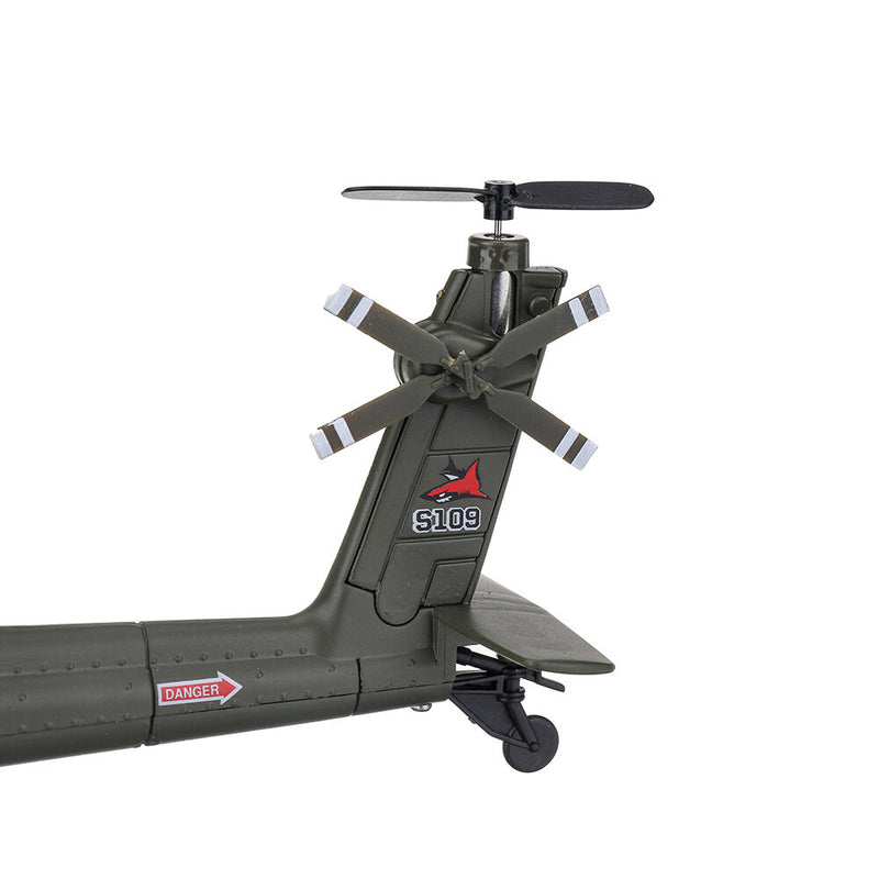 SYMA S109G 3.5CH Beast RC Helicopter RTF AH-64 Military Model Kids Toy