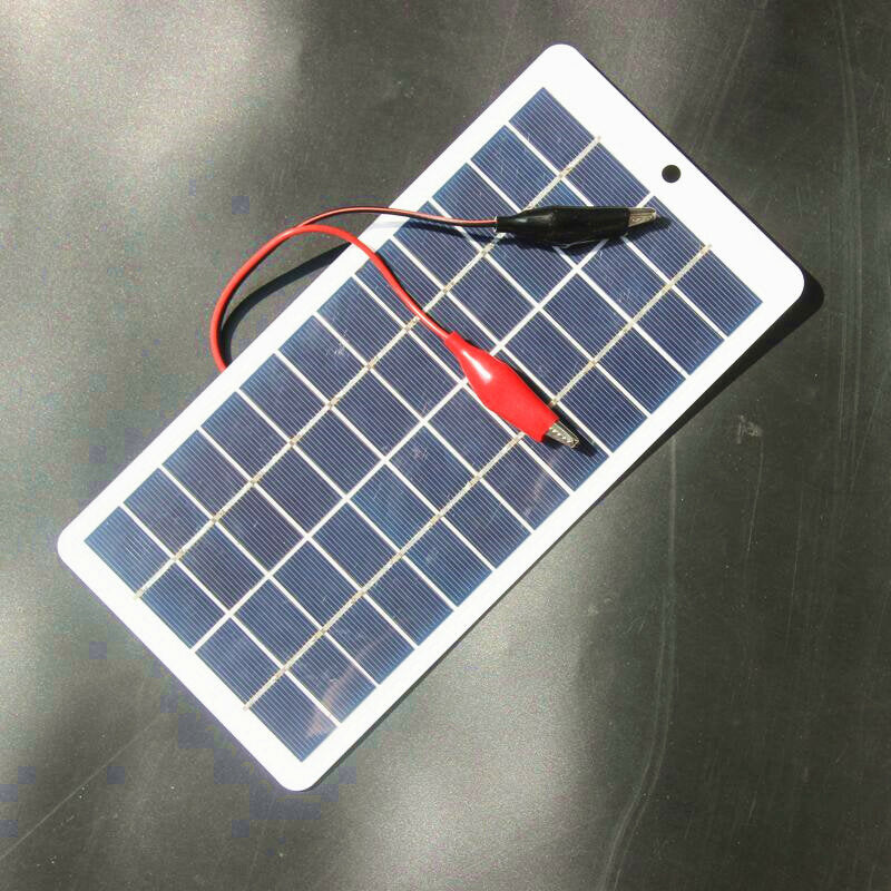 5V 12V Solar Panel 5W Output USB Outdoor Portable Solar System for Cell Mobile Phone Chargers Device