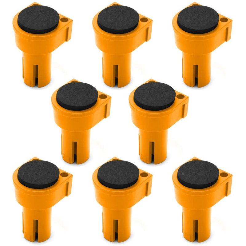 8PCS Workbench Peg Brake Stops Clamp 19mm 20mm EVA Rubber Bench Dog Woodworking tool for Workbench Holes Anti-Slip