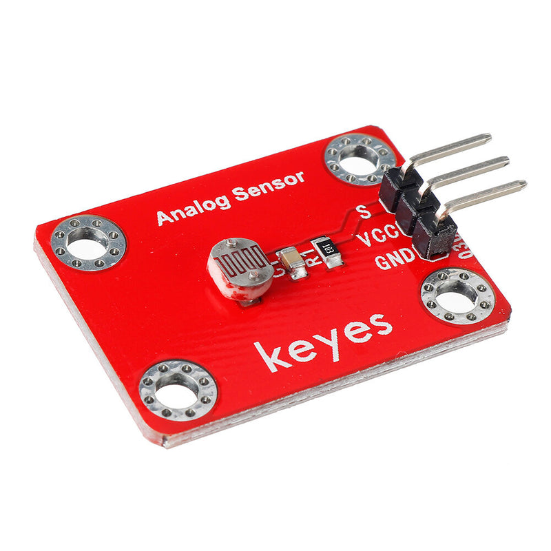 Keyes Brick Light Sensitive Resistance Sensor (pad hole) with Pin Header Analog Signal