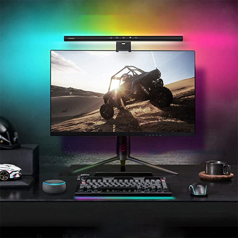 RGB Gaming Monitor Light Bar Stepless Dimming Computer Screen Front Lamp Led Strip Light USB Reading Display Lamp