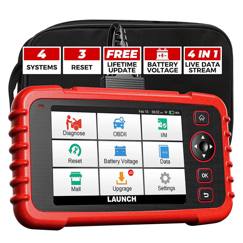 LAUNCH CRP123X Car OBD2 Diagnostic Tools Obd2 Scanner Engine ABS Airbag SRS AT Code Reader Free Update Automotive Tools