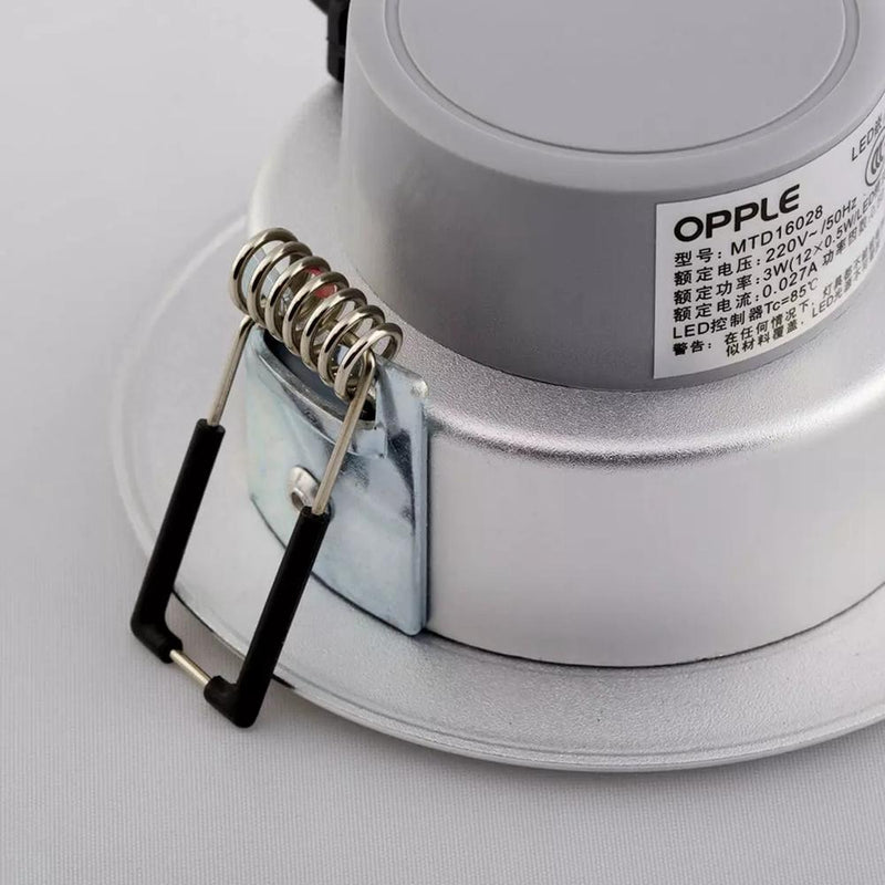 OPPLE 3W 220V LED Downlight 3 Color Temperature White / Warm / Yellow Ceiling Light From