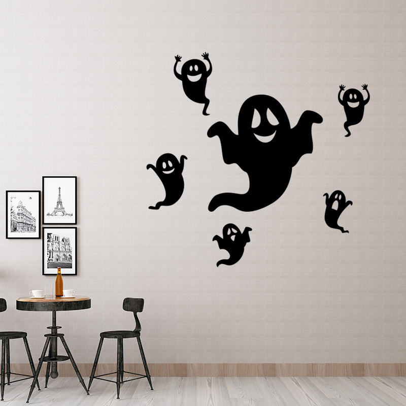 Miico FX3012 Halloween Sticker Creative Cartoon Sticker Removable Wall Sticker - Ghost