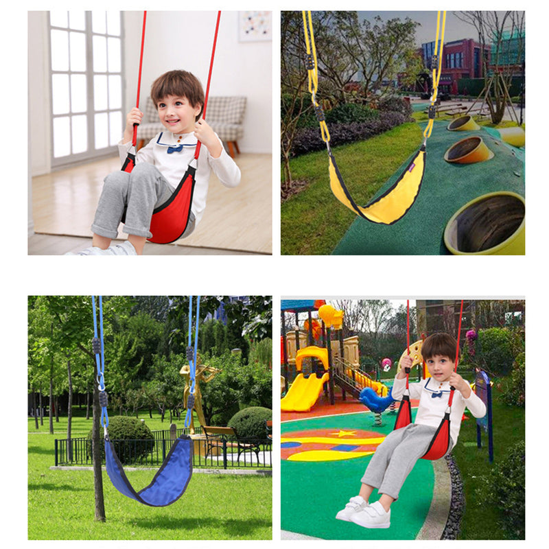 Foldable Kids Play Swing Tree Garden Chair Seat Indoor Outdoor Rope for Children