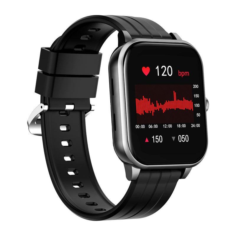 [bluetooth Call]Bakeey S5 1.5'' Full Touch Screen Heart Rate Blood Pressure Monitor Music Camera Control Weather Display Smart Watch