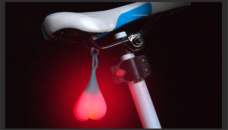 Cycling Balls Tail Silicone Light Creative Bike Waterproof Night Essential LED Red Warning Lights Bicycle Seat Back Egg Lamp