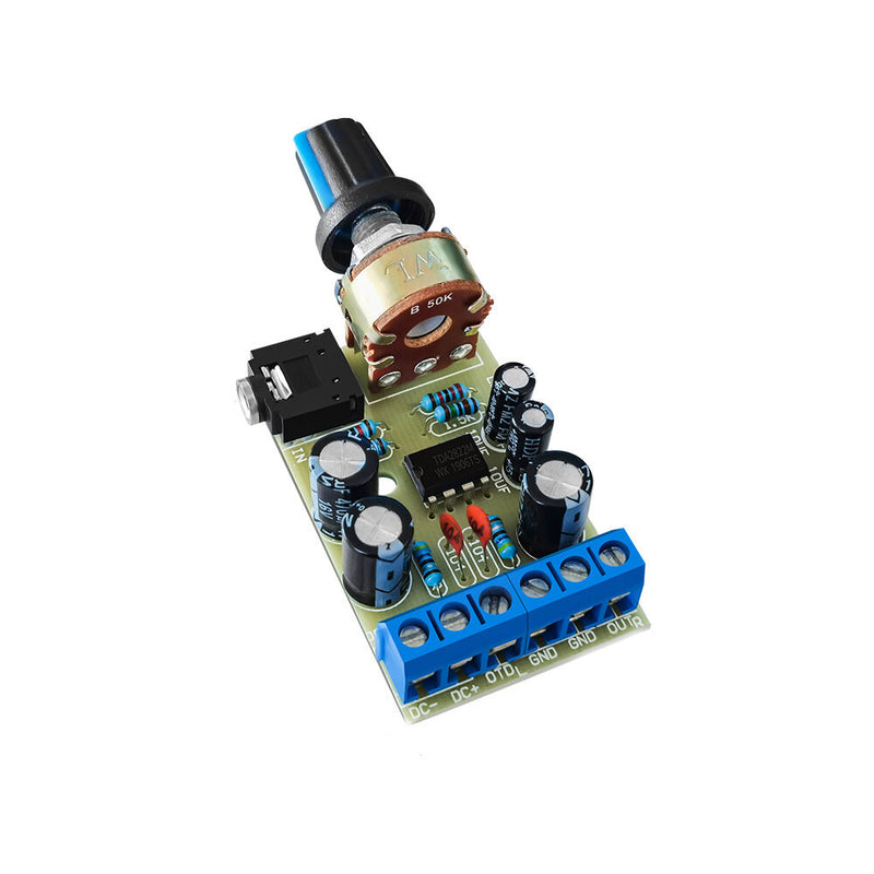 TDA2822M Dual Channel Power Amplifier Board DC 2V-12V Portable Miniature Radio Power Amplifier Board