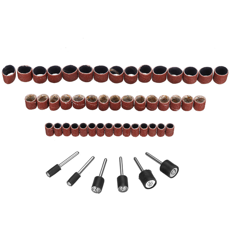 51Pcs Drum Sanding Kit Drill Bits Abrasive Tools Accessories Sandpaper Rotary Tools