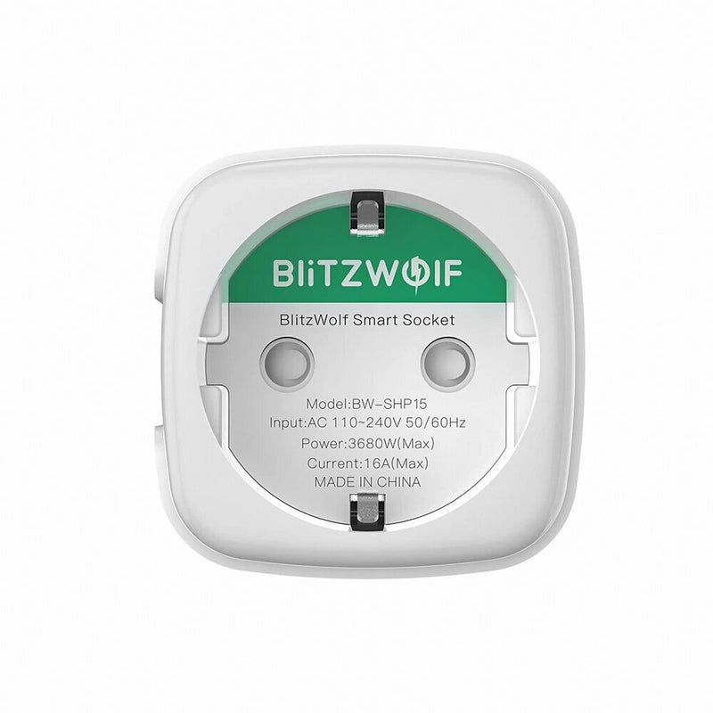 [4 Pcs] BlitzWolf BW-SHP15 Zigbee 3.0 16A 3680W Smart Plug Wireless Power Socket Outlet EU Plug APP Remote Control / Voice Control / Multiple Timer Modes Compatible With Amazon Alexa / Google Assistant