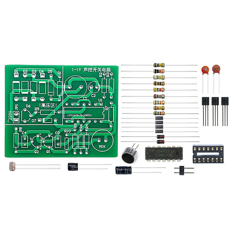 Voice-activated Switch Circuit Motherboard Electronic Kit