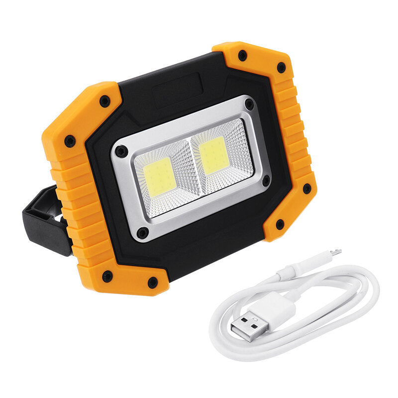 30W USB LED COB Light Outdoor 3 Modes Work Light Camping Emergency Lantern Flashlight Spotlight Searchlight Camping Light