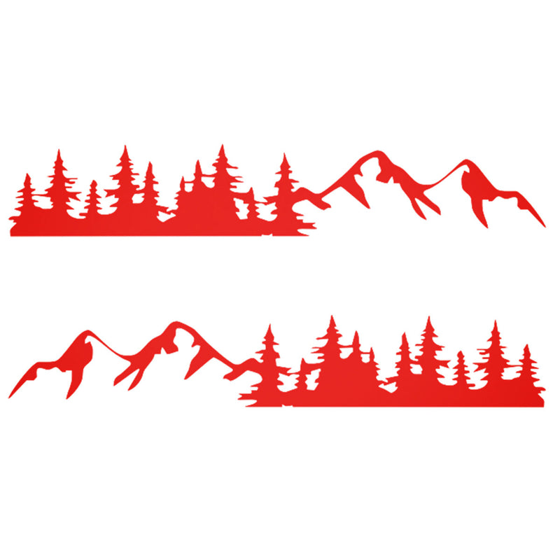 200x34cm Sticker Graphics Decal Snowy Mountain Range For Camper Van Motorhome Car Caravan Boat