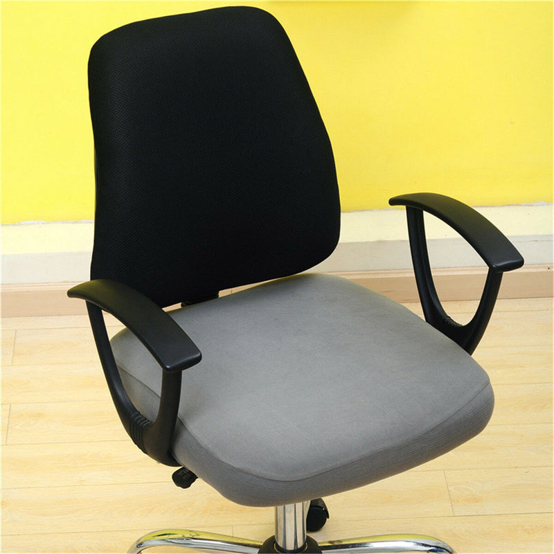 1 Pc Elastic Office Chair Seat Cover Computer Rotating Chair Seat Protector Stretch Armchair Slipcover Home Office Furniture Decoration