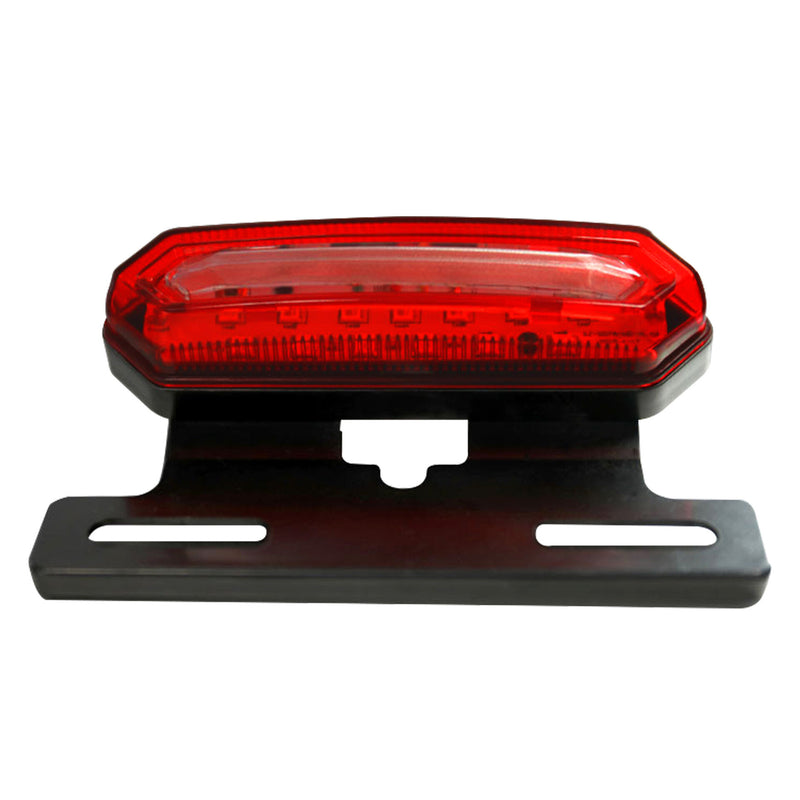 12-80V Wide Voltage Tail Light D-07 Brake Flash Driving Electric Vehicle Accessories Night Running Light LED Night Riding Warning Tail Light For Electric Bicycle Electric Scooter