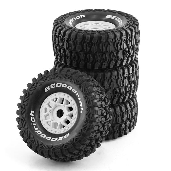 4Pcs 135mm 1/7/8 Desert Short Course Truck Tire 17mm Wheel Hex for ARRMA Mojave UDR Yikong DF7 FS Off-road RC Car