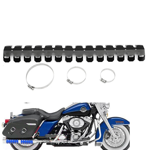 2-stroke Motorcycle Engine Exhaust Muffler Pipe Heat Shield Cover Guard - Universal