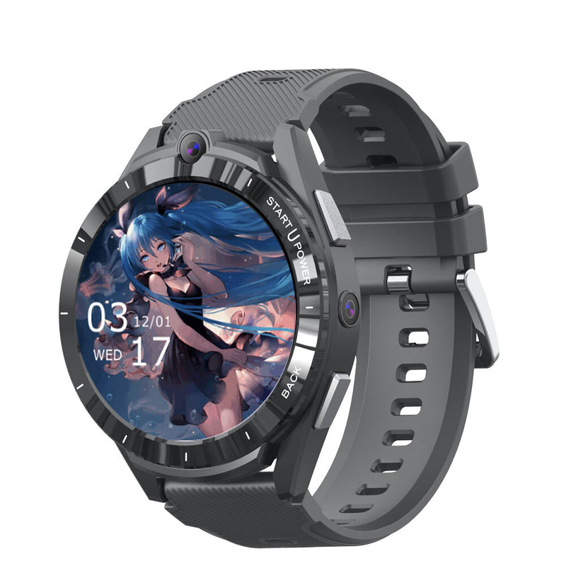 [6G+128G Memory] LEMFO LEM16 1.6 inch 400*400px Screen Octa-core Android Smartwatch SIM Card WiFi Dual Cameras GPS Positioning Newest Android 11 System 4G LTE Smart Watch Phone