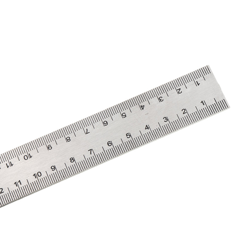 Drillpro Adjustable 300mm Aluminum Alloy Combination Square 45 90 Degree Angle Scriber Steel Ruler Woodworking Line Locator Ruler DIY Carpenter Measuring Tool