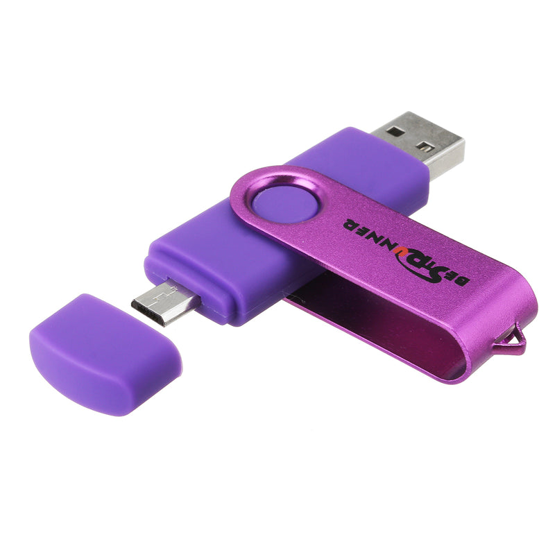 Bestrunner Type-C USB 2.0 32GB OTG Flash Drive U Disk 360 Degree Rotation for Type-C Smart Phone Tablet Laptop