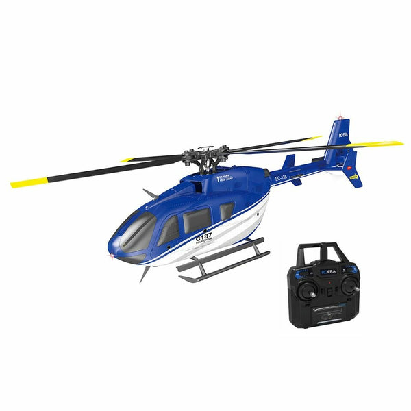 RC ERA C187 2.4G 4CH 6-Axis Gyro Optical Flow Localization Altitude Hold Flybarless Scale RC Helicopter RTF