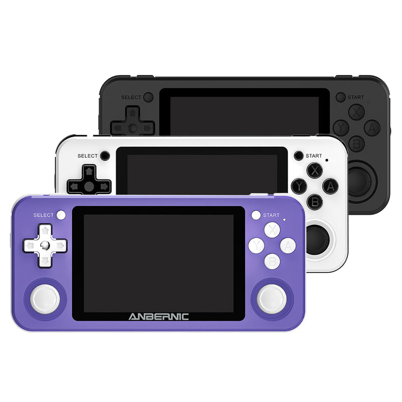 ANBERNIC RG351P 64GB 2500 Games IPS HD Handheld Game Console Support for PSP PS1 N64 GBA GBC MD NEOGEO FC Games Player 64Bit RK3326 Linux System OCA Full Fit Screen