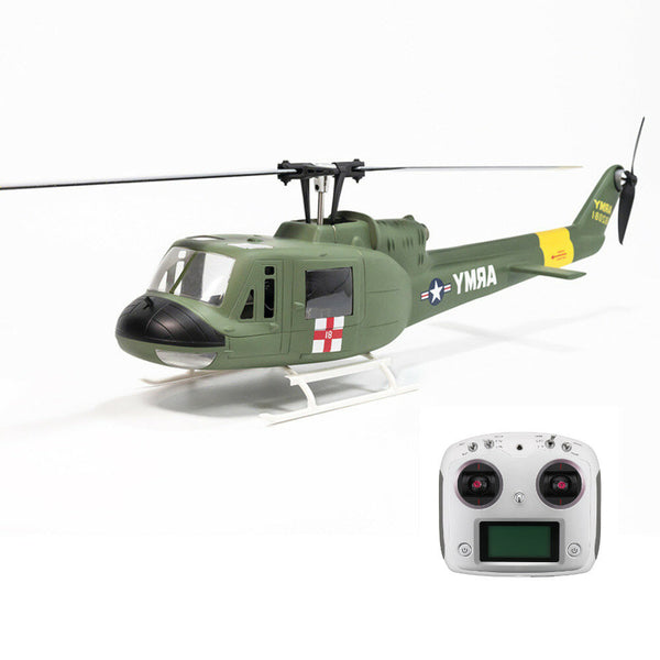 FLY WING UH-1 V3 Upgrade Version Class 470 6CH Brushless Motor GPS Fixed Point Altitude Hold Scale RC Helicopter PNP/RTF With H1 Flight Controller