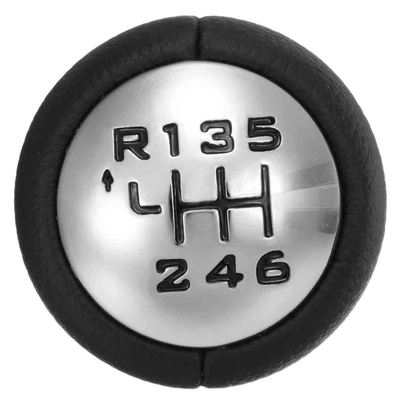 Car 6 Speed Black Gear Stick Shift Knob Fit For Peugeot