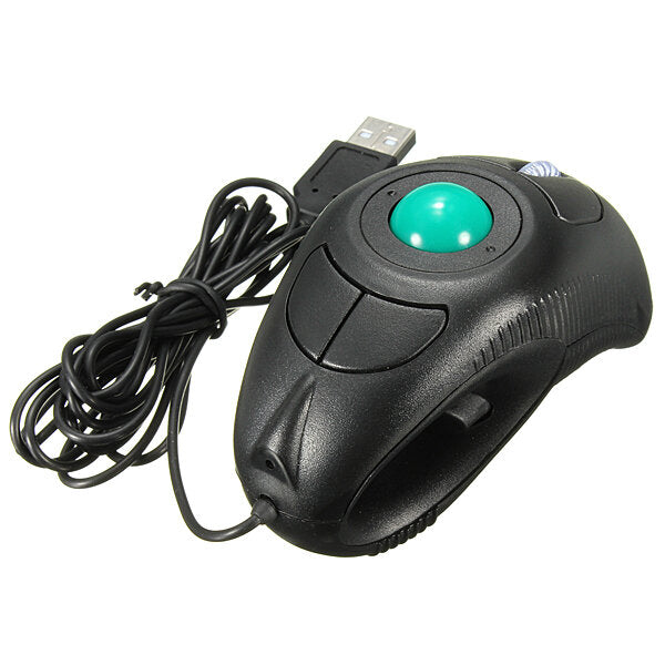 Handheld Wired Trackball Mouse Common to Both Hands Air Trackball Mouse