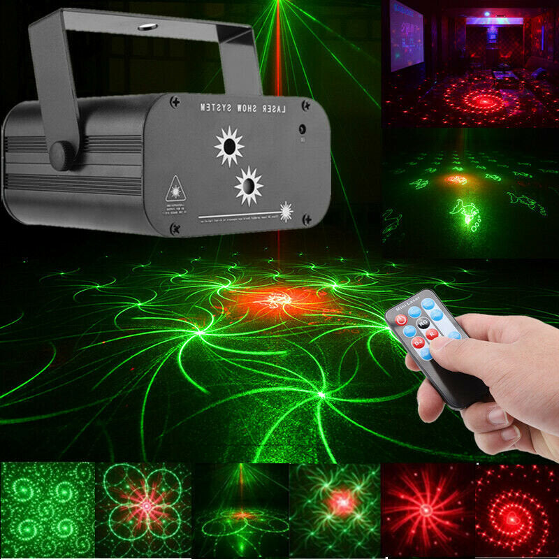 30W RGB LED Beam Lamp with 48 Patterns - Perfect for DJ Club Disco Dance Parties - Pattern Stage Laser Light Party AC100-240V