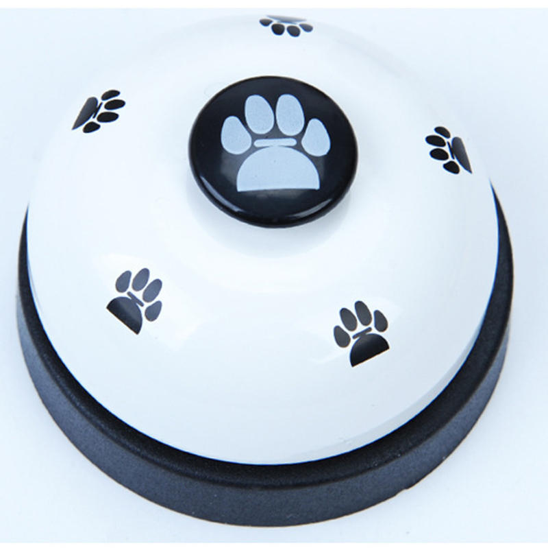 Pet Press Jingle Dog Cat Trainer Pet Intelligence Toy Footprints Press Bells Dog Paw Prints Ringer