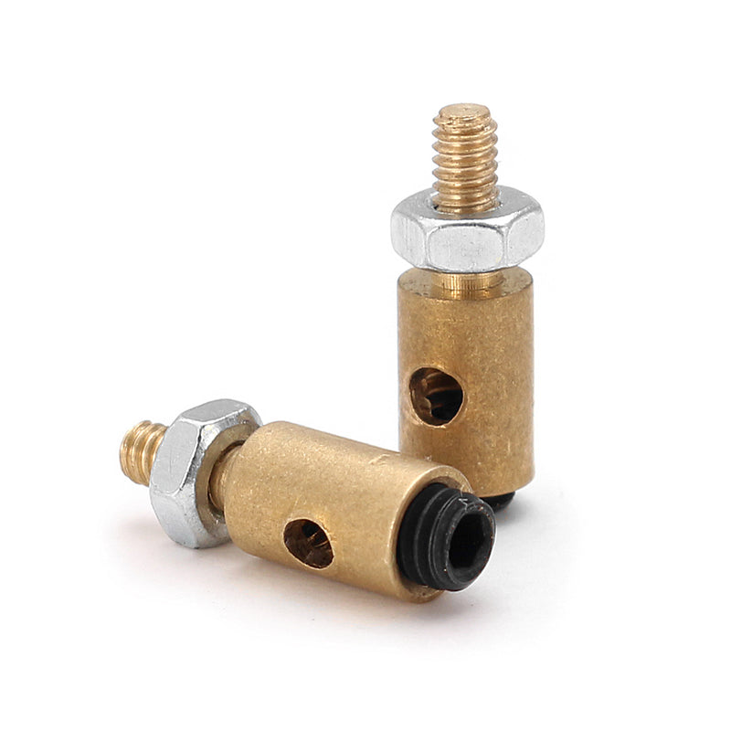 1.3mm 1.8mm 2.1mm 2.5mm 3.1mm Adjustable Pushrod Connectors Linkage Stoppers For RC Airplane