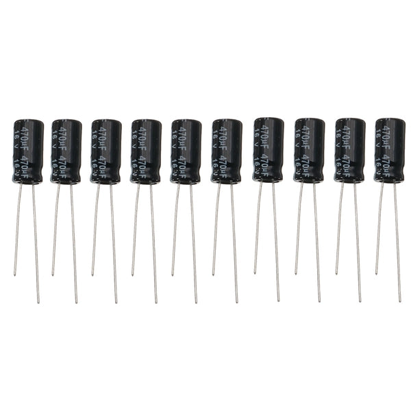 0.22UF-470UF 16V 50V 120pcs 12 Values Commonly Used Electrolytic Capacitors Meet Lead Free Standard